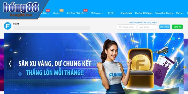 Đánh Giá Nhà Cái FUN88 Nền Tảng Cá Cược Thể Thao Chất Lượng 3 Giao dịch nạp hay rút nhanh gọn